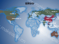 世界分布 - category-work,geo,grid,series-bar,series-effectScatter,series-map,timeline,title,visualMap