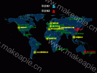 双攻击线地图修改2 - category-work,geo,legend,series-effectScatter,series-lines,series-scatter,tooltip,visualMap