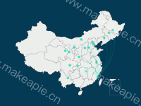 迁徙图数据格式 - category-work,geo,series-effectScatter,series-lines,series-map,series-scatter,tooltip