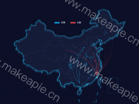 流动地图 - category-work,geo,legend,series-lines,series-map,tooltip