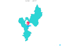 &ldquo;散点图&rdquo; - 梅县区 - category-issue,geo,legend,series-effectScatter,series-map,series-scatter,title,tooltip,visualMap