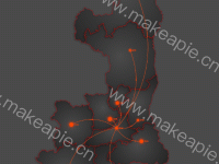 echarts迁徙图 - category-work,geo,grid,series-effectScatter,series-lines,timeline