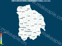 长清区示例 - category-work,series-map,title,visualMap