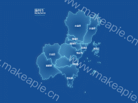 温州市地图 下钻 下级市 - category-work,geo,graphic,series-effectScatter