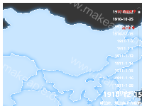清末東北大鼠疫傳播時間軸 - category-work,geo,markPoint,series-scatter,timeline,title