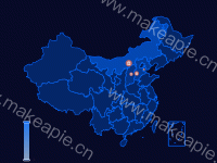 echarts地图实现热力图及散点图效果 - category-work,geo,series-map,series-scatter,visualMap