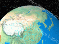 3D地球+中国地图 - category-work,globe,series-lines3D,series-scatter3D,visualMap