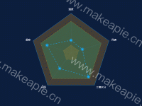 雷达图-多个多边形 - category-work,radar,series-radar,tooltip