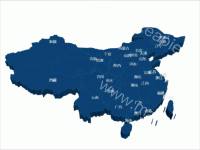 全国行政区划3D地图 - category-work,geo3D,series-scatter3D,title,tooltip
