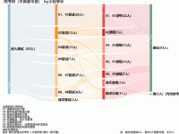考研录取情况 - category-work,legend,series-sankey,title,tooltip