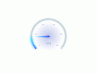 渐变色仪表盘进度图 - category-work,series-gauge,series-pie,title