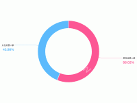 消费人群性别占比 - category-work,series-pie