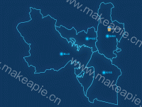 地图 增加文字标注和图片 - category-work,geo,series-effectScatter,series-map,series-scatter,tooltip