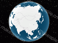 3D地球 - category-work,globe,series-scatter3D,tooltip