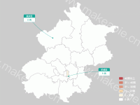 地图标注 - category-work,geo,series-lines,series-map,visualMap