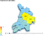 万盛经开区住宿车服务规模变化1 - category-work,geo,series-map,timeline,title,toolbox,tooltip,visualMap