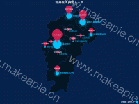 经开区人员出入人员 - category-work,geo,legend,series-effectScatter,series-map,series-scatter,title,tooltip,visualMap