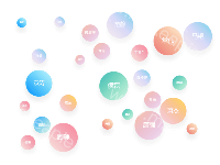 热词气泡图（范围内随机生成不重叠） - category-work,series-graph,title,tooltip