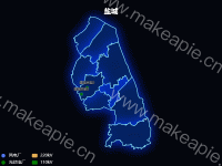 盐城 - category-work,geo,series-scatter,title,tooltip,visualMap