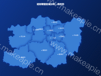 区域数字分布 - 郑州市 - category-work,geo,legend,series-map,series-scatter,title,tooltip,visualMap