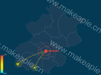 地图 - category-work,geo,series-effectScatter,series-lines,series-map,series-scatter,timeline