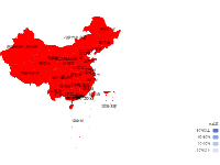 地图过滤地区 - category-work,geo,series-map,tooltip,visualMap