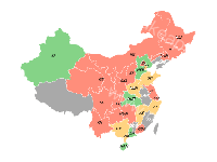 三色图 - category-work,series-map,title,visualMap