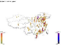 测试bar3D、scatter3D、geo3D - category-work,geo3D,series-bar3D,series-lines3D,series-scatter3D,title,tooltip,visualMap