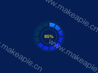环形图-百分比分段进度 - category-work,series-gauge,series-pie,title