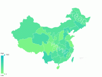 地图配色 - category-work,geo,series-map,series-scatter,tooltip,visualMap