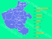 地图下钻 + 条形统计图 - category-work,grid,series-bar,series-map,tooltip