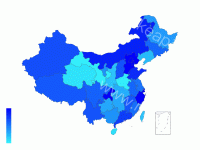 地图中分类 - category-work,series-map,tooltip,visualMap