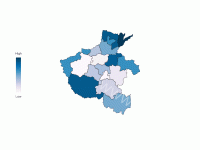 河南蓝色 - category-work,series-map,visualMap