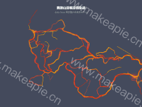 黄旗山游客游览轨迹-mapbox - category-work,mapbox,series-lines3D,title