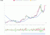 学习K线图 - category-work,dataZoom,grid,legend,markLine,markPoint,series-bar,series-candlestick,series-line,title,tooltip