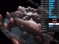 Noise modified from marpi's demo  - category-work,grid3D,series-bar3D,toolbox,tooltip,visualMap