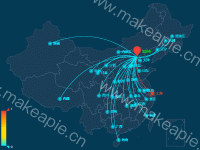 123 - category-work,geo,series-effectScatter,series-lines,series-scatter,tooltip,visualMap
