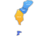 不同区域的渐变地图map - category-work,geo,series-effectScatter,series-map,tooltip