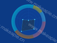 间隔饼图 雷达图 - category-work,polar,radar,series-gauge,series-radar,tooltip