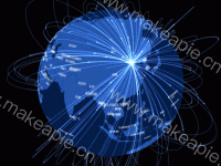 3D地球 - category-work,globe,series-lines3D,tooltip