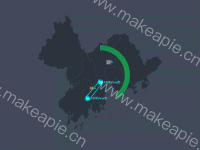 地图线 - category-work,geo,legend,series-effectScatter,series-lines,series-pie,title