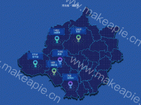 TEST - category-work,geo,series-effectScatter,series-map,series-scatter,title