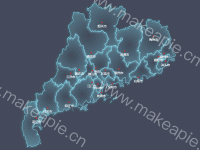 广州地图数据基础版 - category-work,legend,markPoint,series-map,tooltip