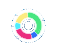 圆环图1 - category-work,legend,series-gauge,series-pie,tooltip