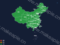 全国地图实现点击下钻 - category-work,series-map,title,toolbox,tooltip,visualMap
